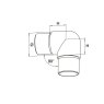 BM Architectural 90 Degree Sweeping Elbow