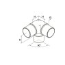 BM Architectural Eazypost 90 Degree Corner Joint