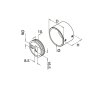 BM Architectural Eazypost Handrail Wall Connector