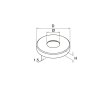 BM Architectural Click On Post Cover 125mmx25mm