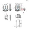 BM Architectural Eazypost Large D 15-19mm Glass Clamp