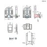 BM Architectural Eazypost Large D 21.5-25.5mm Glass Clamp