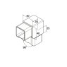 BM Architectural Eazysquare 90 Degree Elbow To Suit 40x40x2mm Tube